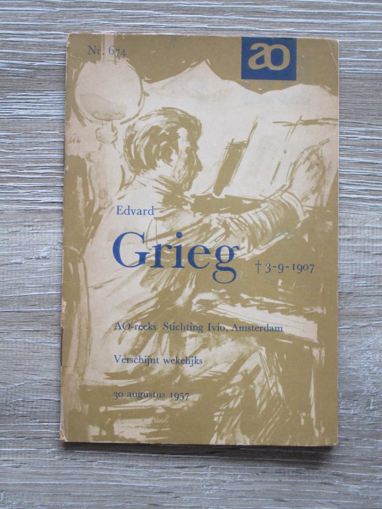 AO 674 Edvard Grieg, Ophalen of Verzenden, Gelezen, Europa