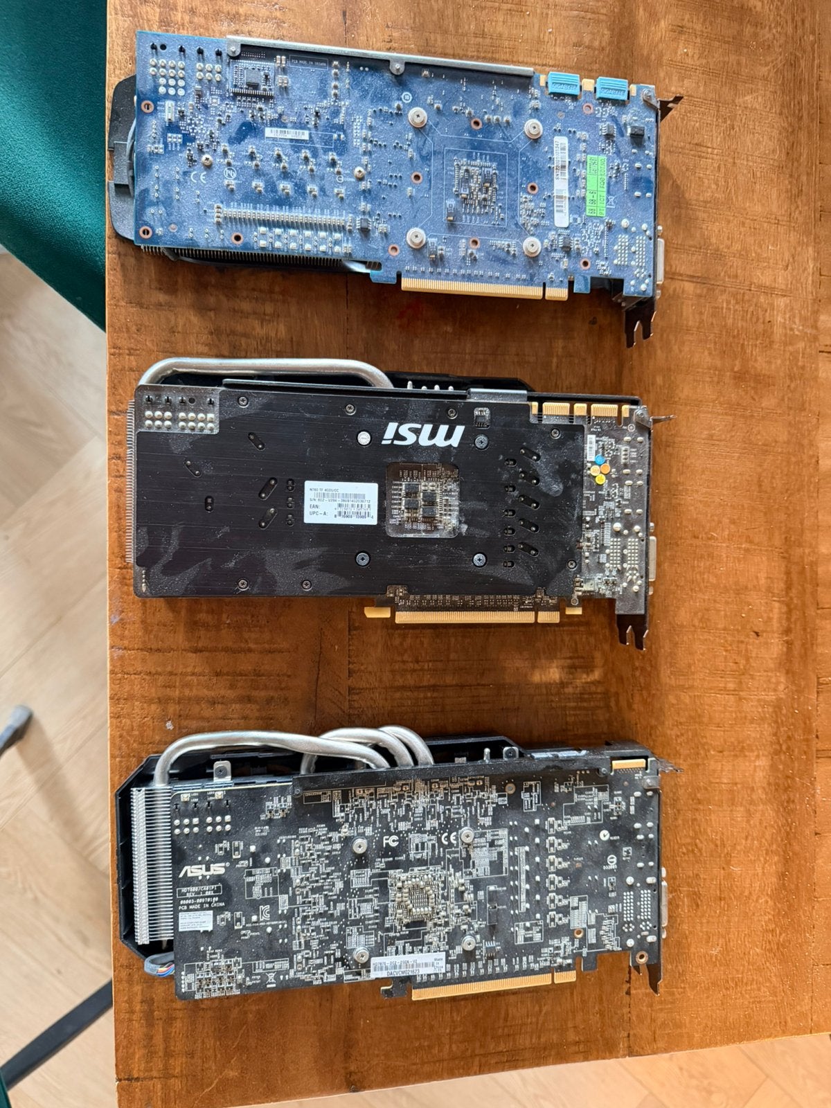 3 gpus, Computers en Software, Videokaarten, PCI-Express 3, Gebruikt, Verzenden, HDMI