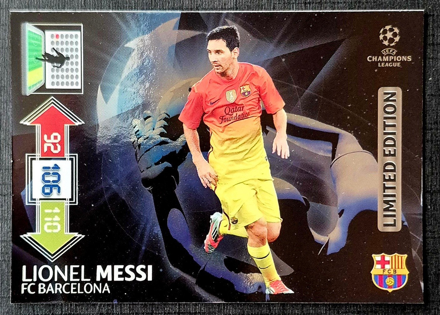 Panini Limited Edition Lionel Messi - FC Barcelona, 12/13, Ophalen of Verzenden, Zo goed als nieuw, Plaatje