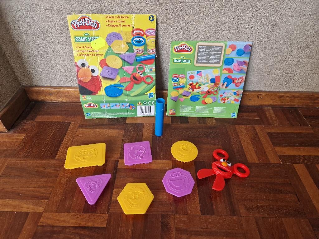 Play-Doh Sesamstraat knippen & vormen maken, Ophalen, Gebruikt, Knutselen