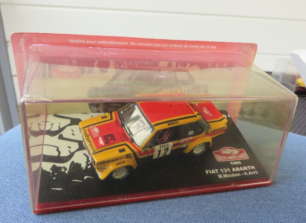 IXO Fiat 131 ABARTH Monte Carlo 1980, Hobby en Vrije tijd, Ophalen of Verzenden, Nieuw, Auto, Overige merken
