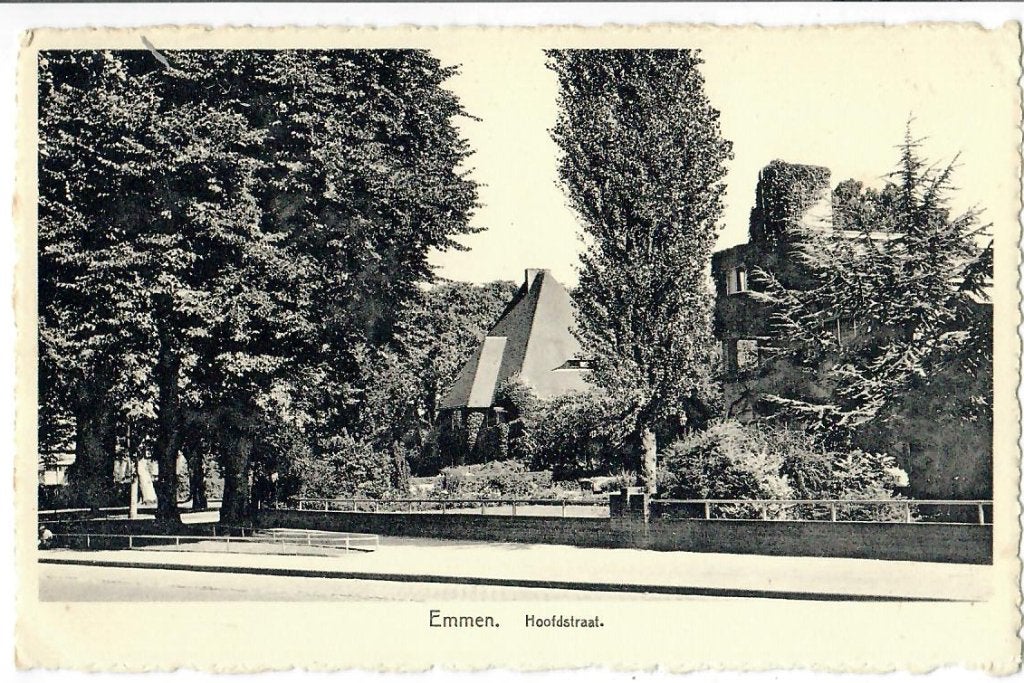 Emmen - Hoofdstraat, Verzenden, 1920 tot 1940, Ongelopen, Drenthe