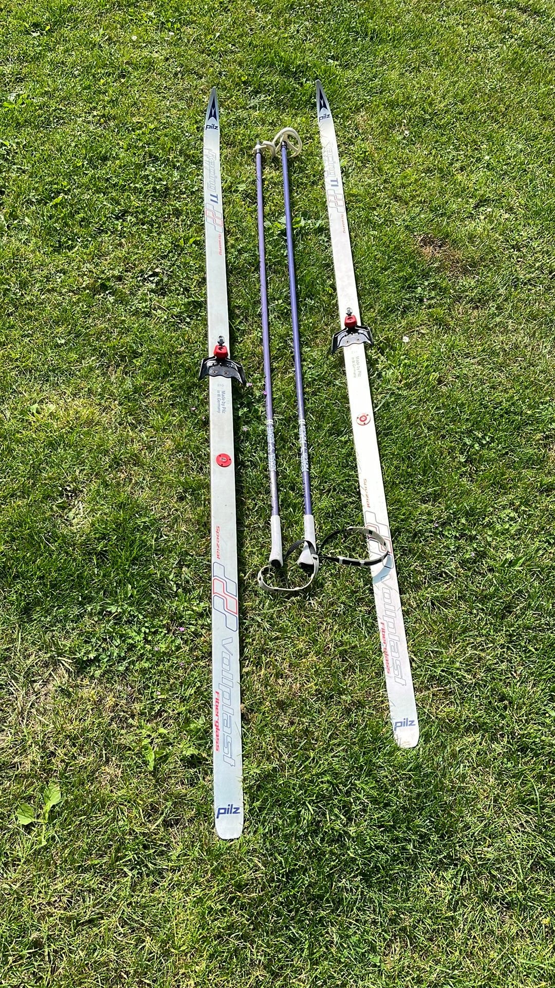 Pilz Langlauf latten met stokken, Ophalen of Verzenden, 180 cm of meer, Ski's, Overige merken