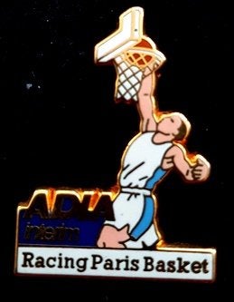 Adia Racing Paris Basket pin, Verzenden, Nieuw, Sport, Speldje of Pin