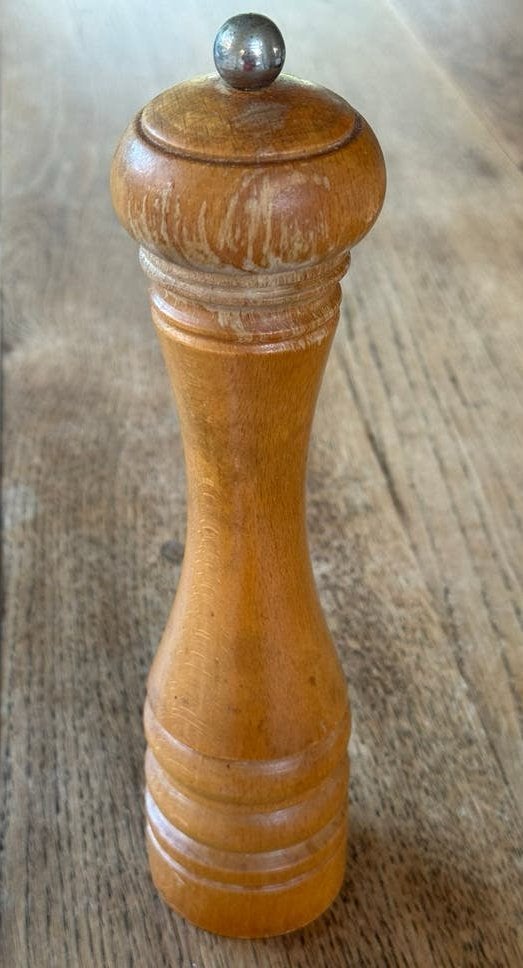 Vintage klassieke Marlux pepermolen – hout – made in France, Ophalen of Verzenden, Zo goed als nieuw