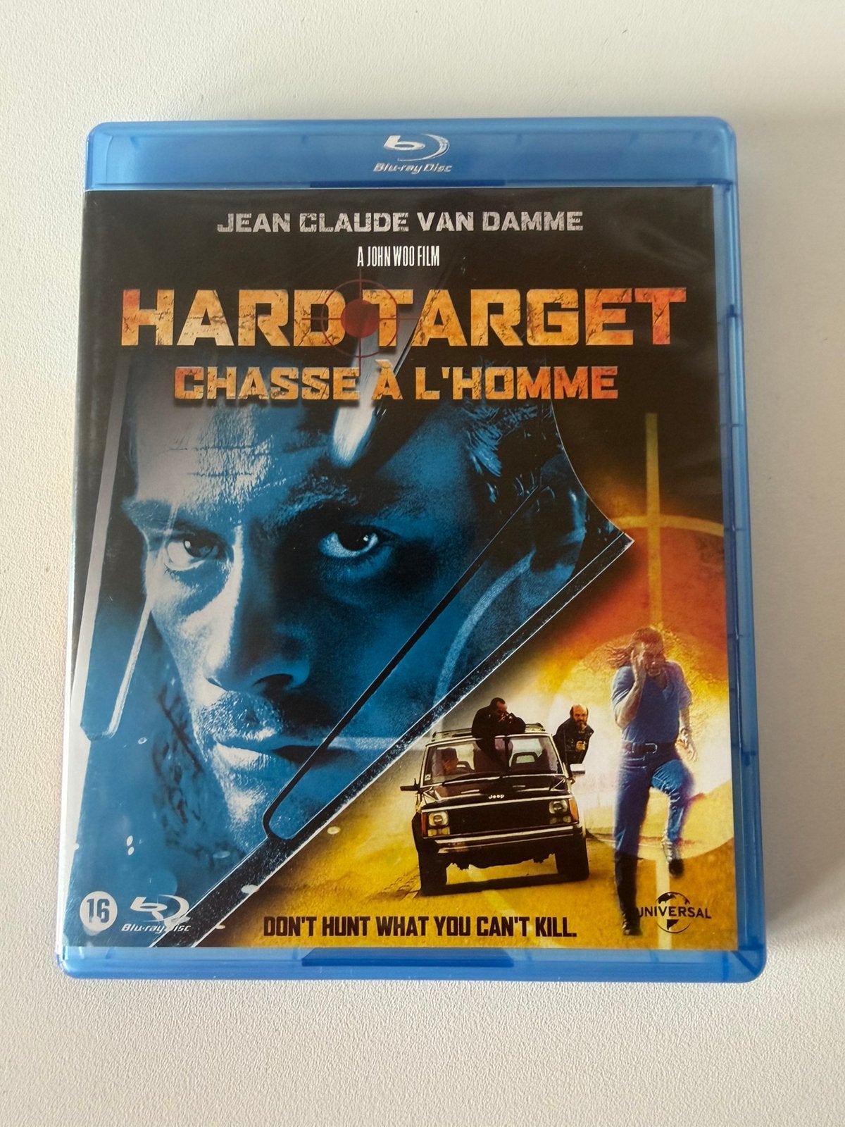 Hard Target blu ray, Ophalen of Verzenden, Zo goed als nieuw, Actie