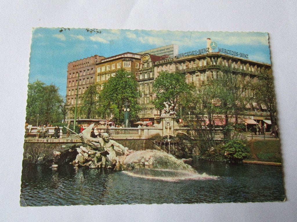 Ansichtkaart Dusseldorf - Triton Corneliusplatz 1968, Verzenden, 1960 tot 1980, Gelopen, Duitsland