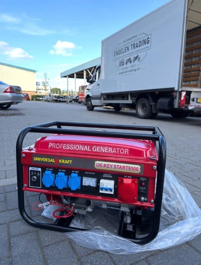 Aggregaat generator 3000w 230v 380v nieuw electrische start, Doe-het-zelf en Verbouw, Ophalen, Elektrisch startend, Benzine, .