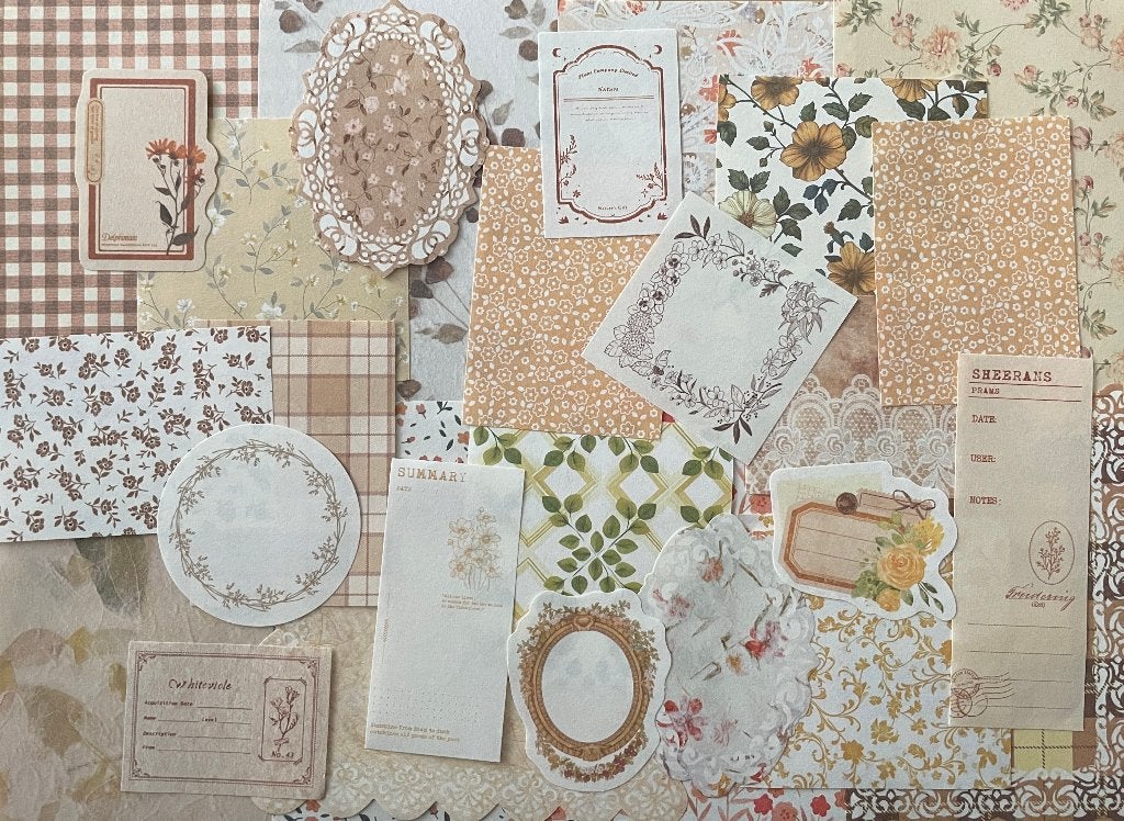 Scrapbooking kraft papier, Verzenden, Nieuw, Papier of Karton