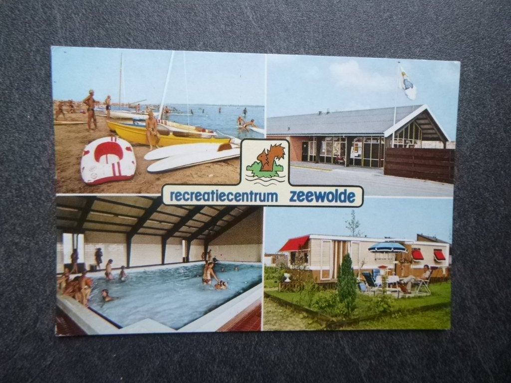 Zeewolde, recr. centrum Zeewolde/zwembad 1988, Verzamelen, Verzenden, 1980 tot heden, Gelopen, Noord-Brabant