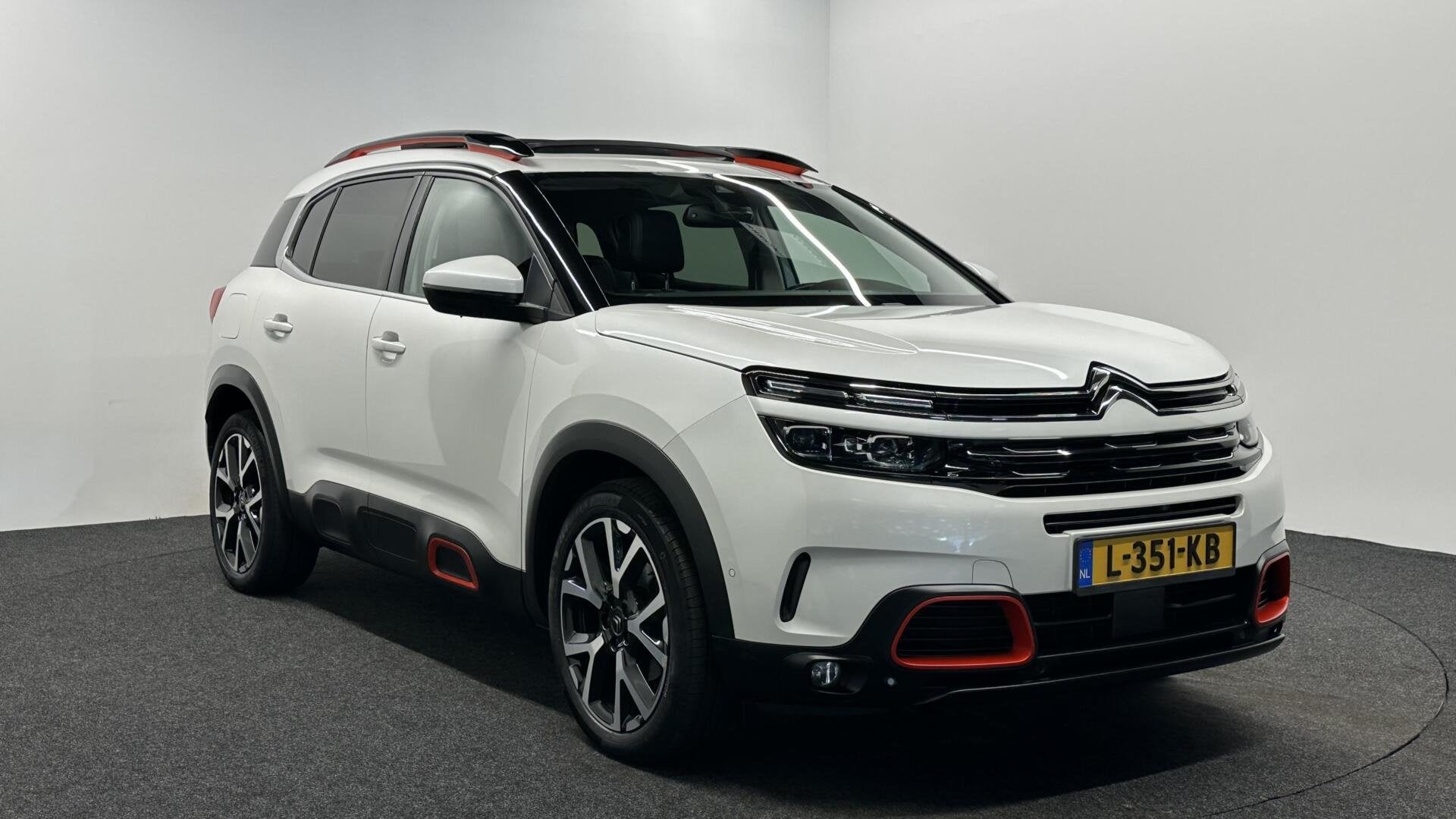 Citroen C5 Aircross 1.6 PureTech Shine LEER PANO ECC CAMERA, Auto's, Citroën, Gebruikt, Euro 6, 4 cilinders, C5 Aircross