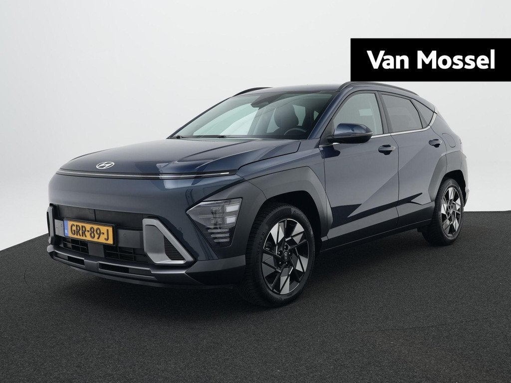 Hyundai Kona 1.6 GDI HEV Comfort Smart | Stoelverwarming | A, Auto's, Hyundai, 12 maanden, Stof, Gebruikt, Blauw