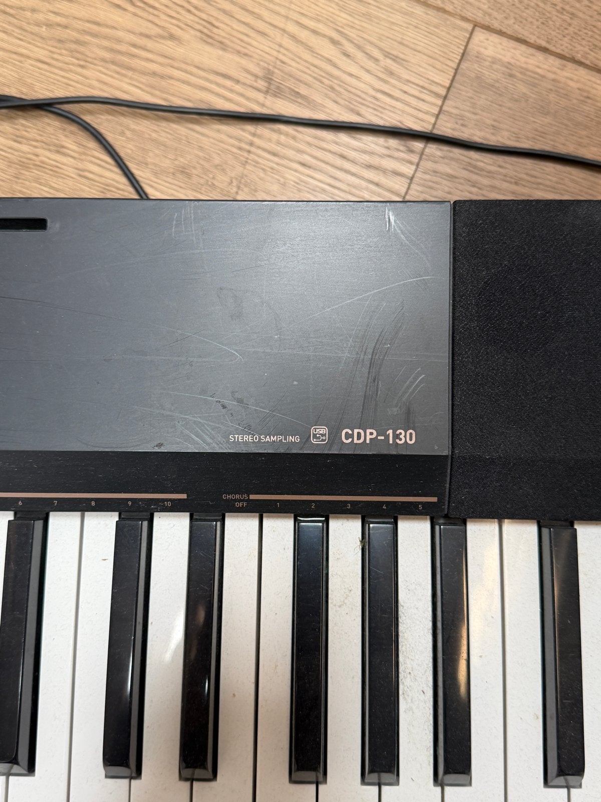 Casio CDP-130 Digitale Piano met Pedaal, Muziek en Instrumenten, Ophalen, Gebruikt, Zwart, Digitaal