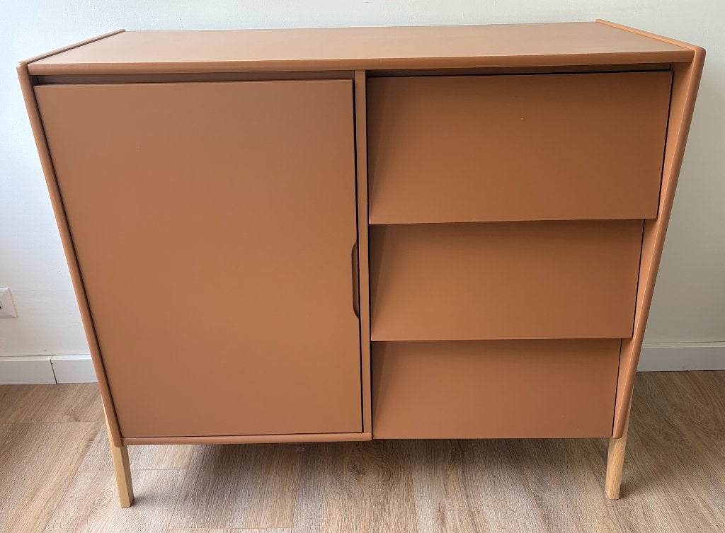 Maisons du Monde Mimizan commode + ongebruikte luierplank, Ophalen, 50 tot 70 cm, 90 tot 105 cm, 100 cm of meer