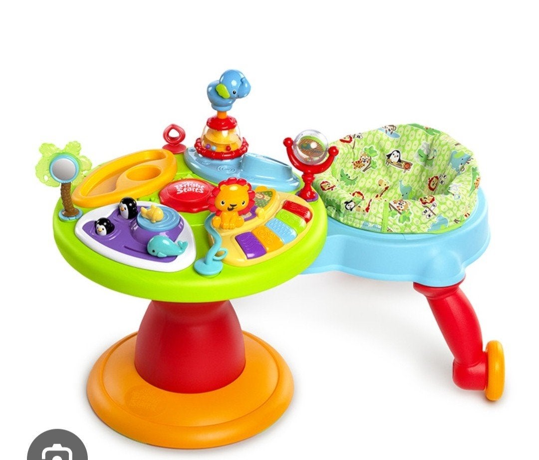 Bright Starts Speeltafel met loopfunctie, Ophalen of Verzenden, Gebruikt, Overige typen, Met licht
