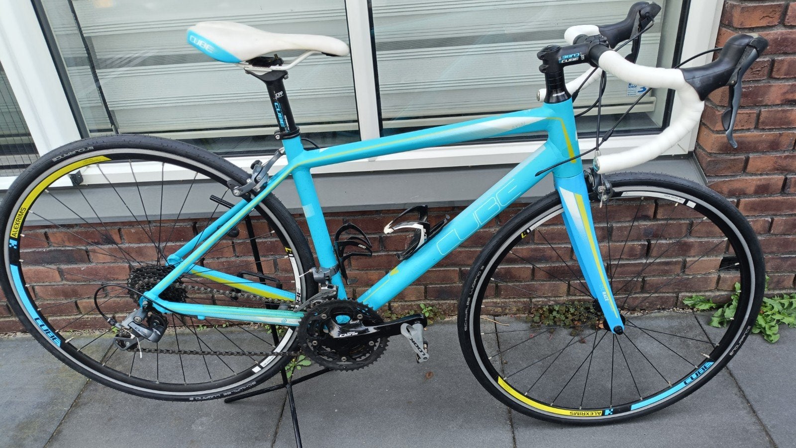 Cube Axial racefiets, 28 inch, Velgrem, Aluminium, 49 tot 53 cm