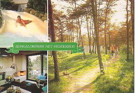 Ansichtkaart 	Heijen	Het Heijderbos	Sporthuis Centrum 3 luik, Verzenden, 1980 tot heden, Gelopen, Limburg