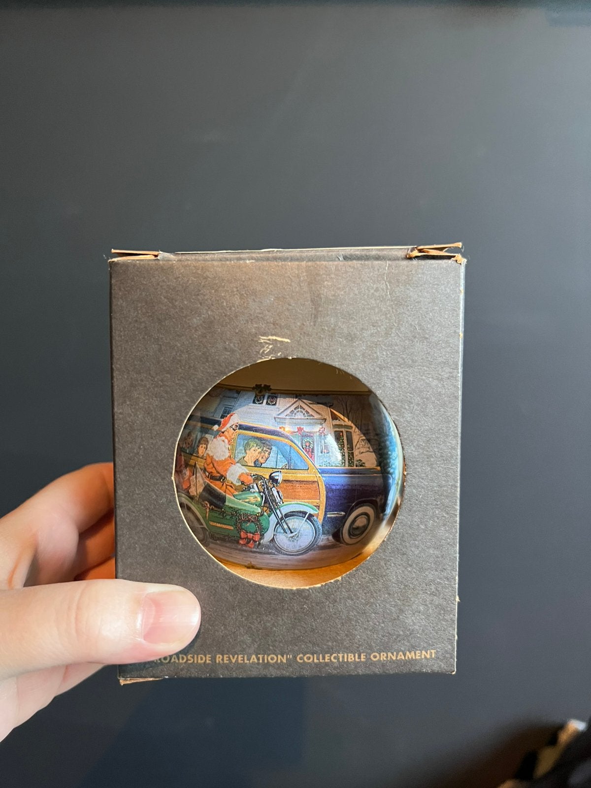 Vintage Harley Davidson kerstbal, Ophalen of Verzenden