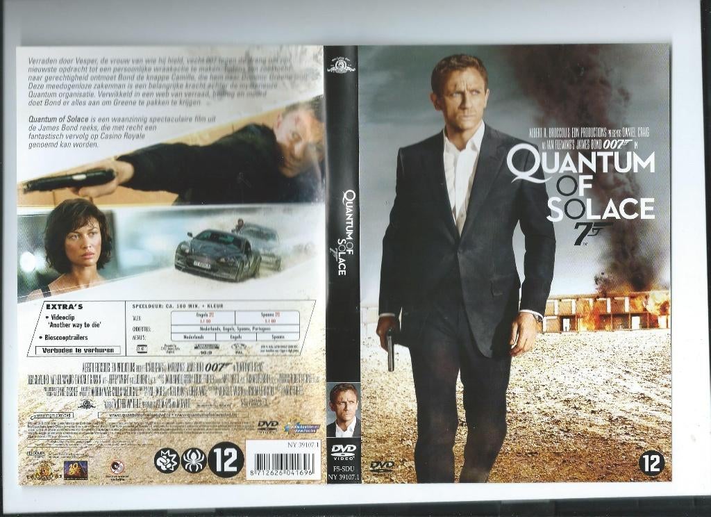 Quantum of Solace, Vanaf 12 jaar, Ophalen of Verzenden, Zo goed als nieuw, Actiethriller