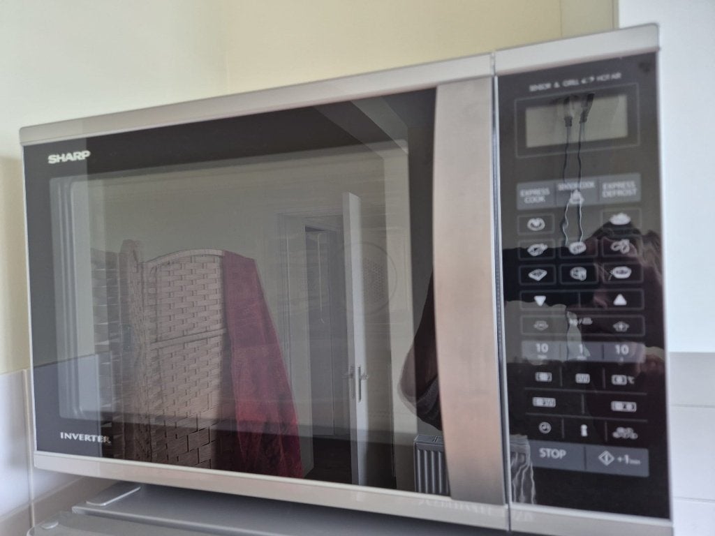 Sharp Combi oven R971(IN)W, Combimagnetron, Hete lucht, Ophalen of Verzenden, Zo goed als nieuw