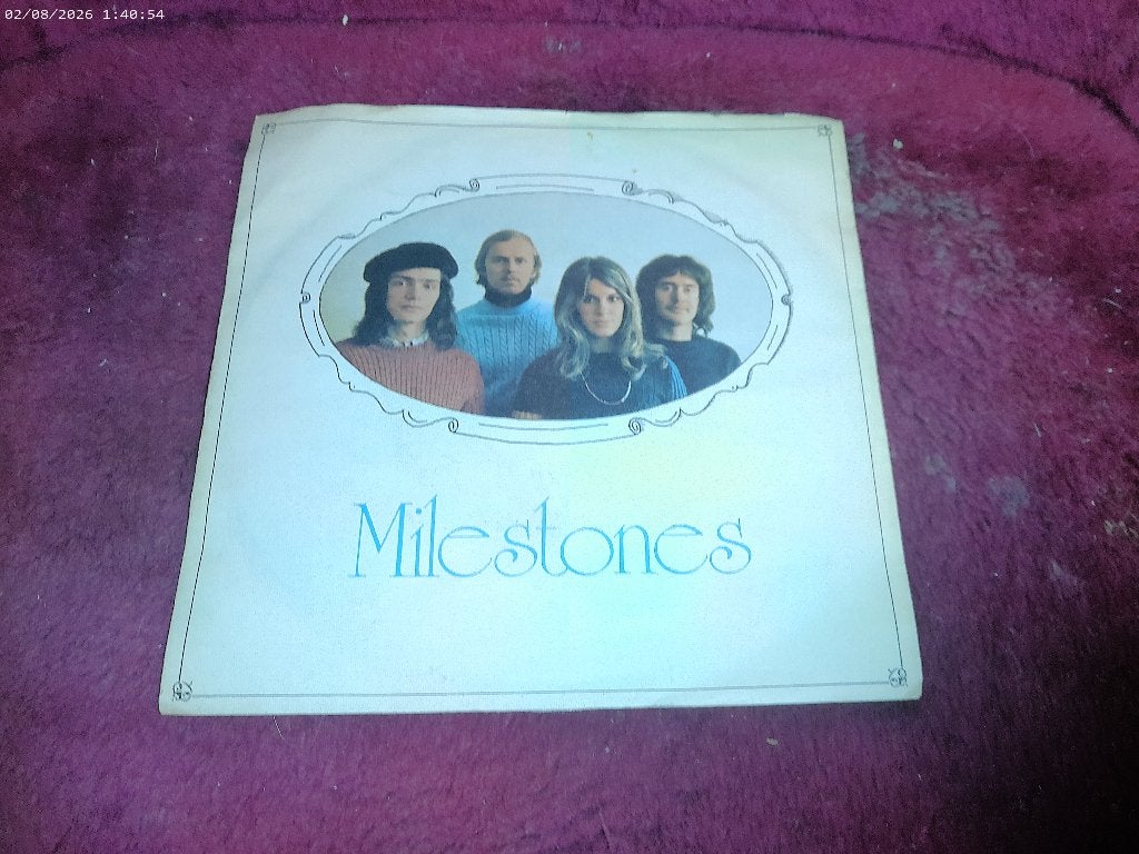 Milestones - Falter im Wind, Gebruikt, Fotohoes, 7 inch, Ophalen of Verzenden