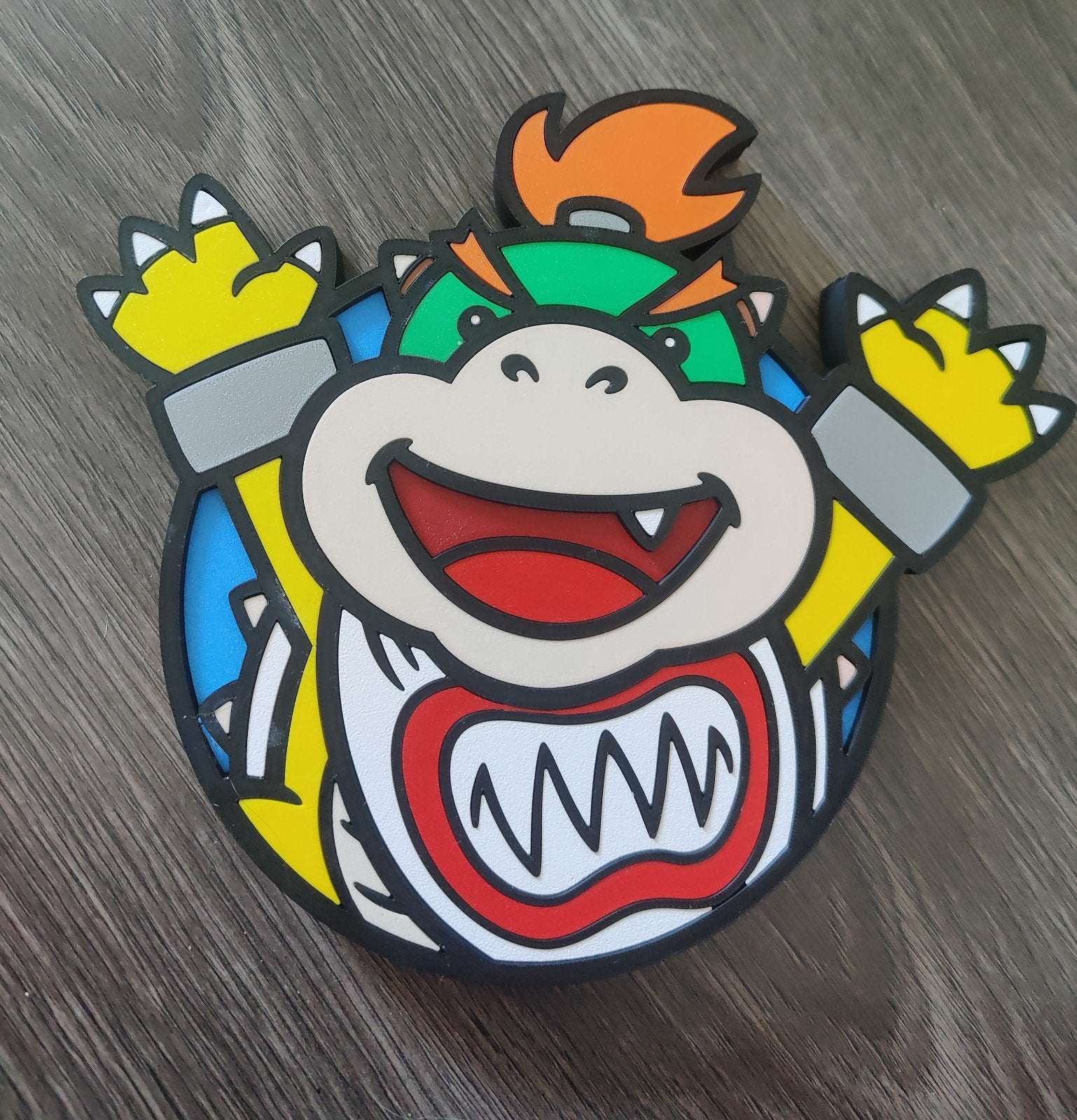 Bowser Junior Wanddecoratie - Kinder/Gamekamer, Groen, Nieuw, Ophalen of Verzenden, Wanddecoratie