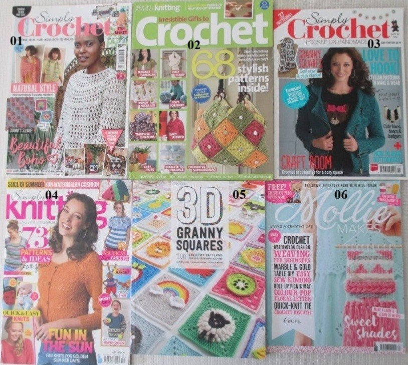 Simply haken,Simply breien,Mollie makes,Haken,breien,Engels, Verzenden, Zo goed als nieuw, Breien of Haken, Patroon of Boek
