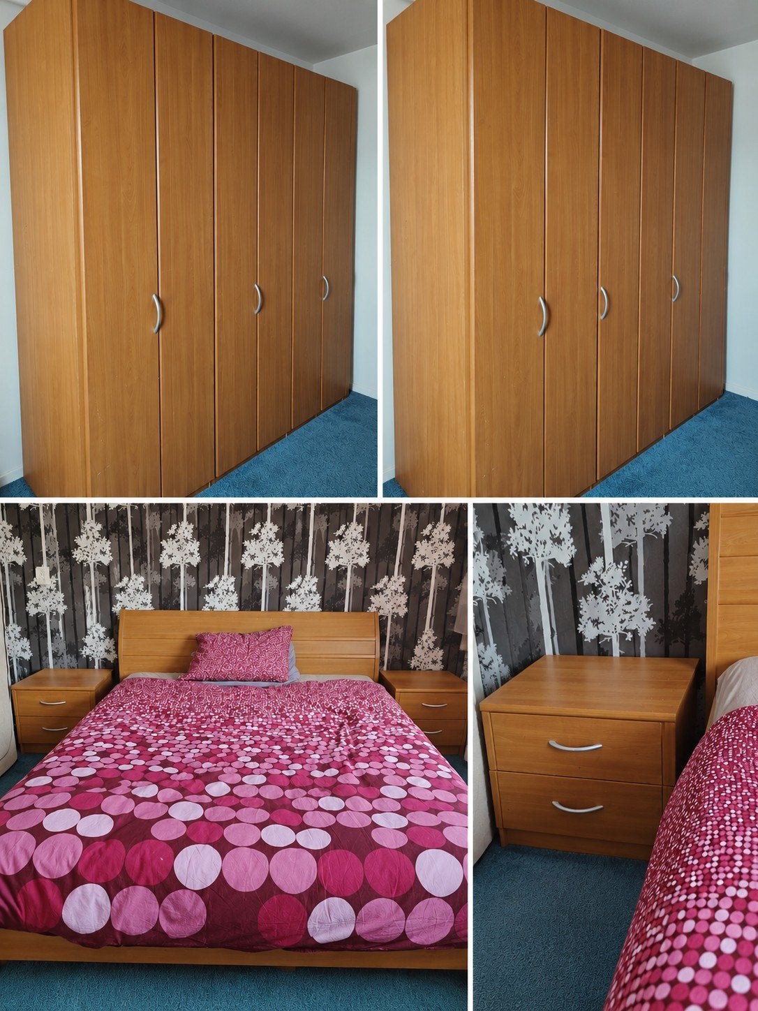 Complete slaapkamer set in goede staat – €300, Ophalen, Gebruikt, Tweepersoons