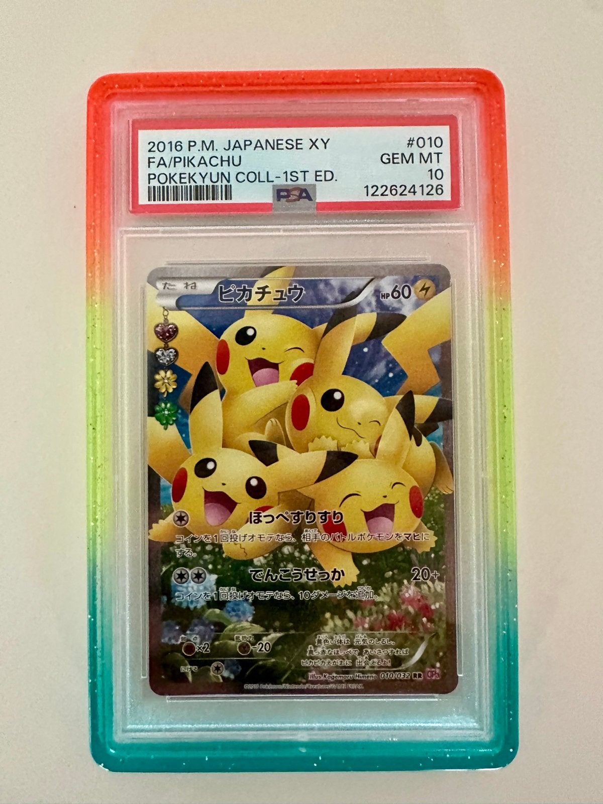 2016 XY PIKACHU POKEYUN COLL-1ST ED. PSA 10, Ophalen, Nieuw, Losse kaart