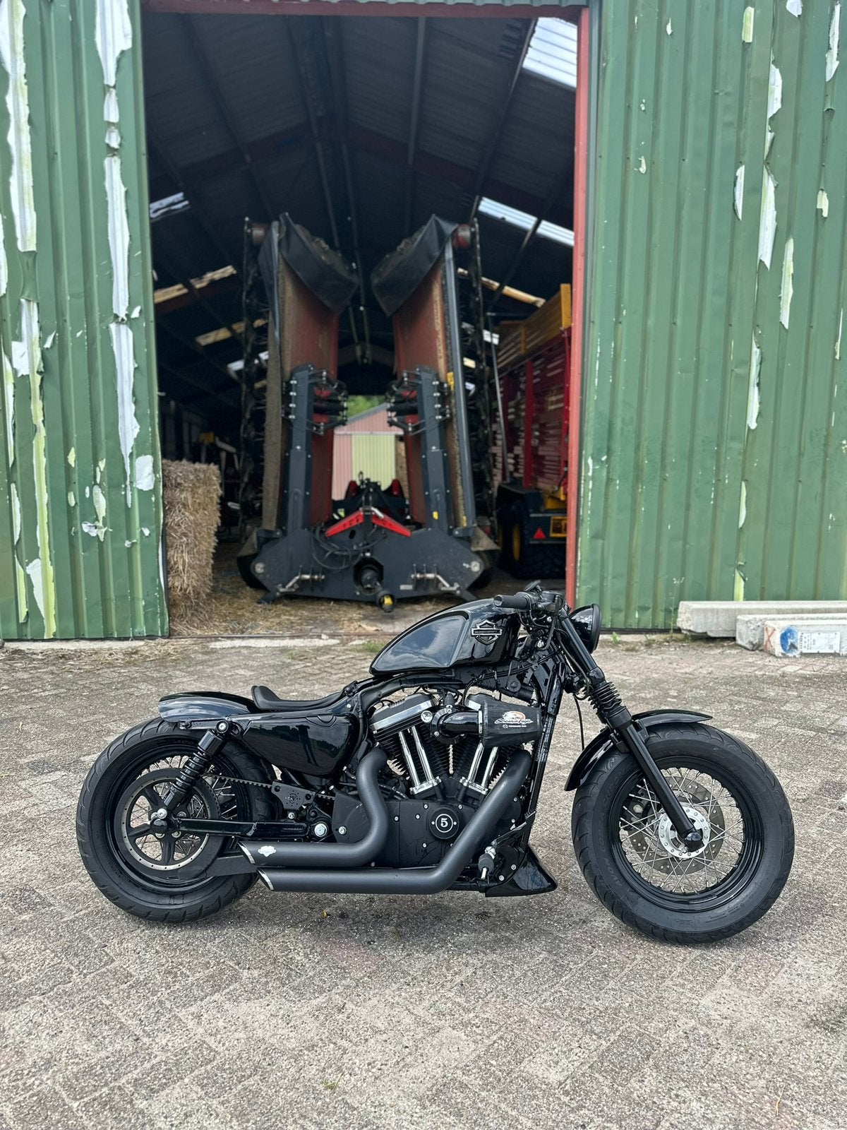 Zadel forty eight - rarebag solo seat - sportster garage, Motoren, Onderdelen | Harley-Davidson, Ophalen of Verzenden