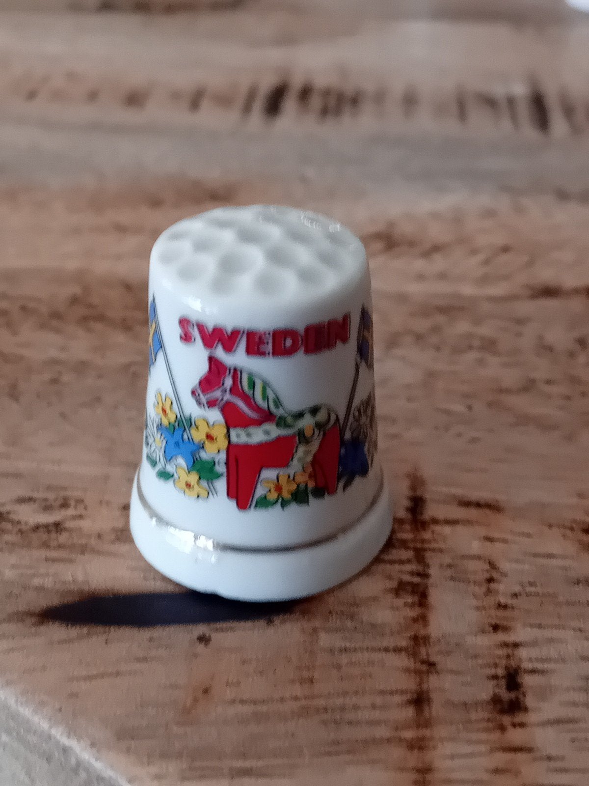Vingerhoedjes verzamelen Zweden vingerhoedje, Ophalen of Verzenden, Zo goed als nieuw
