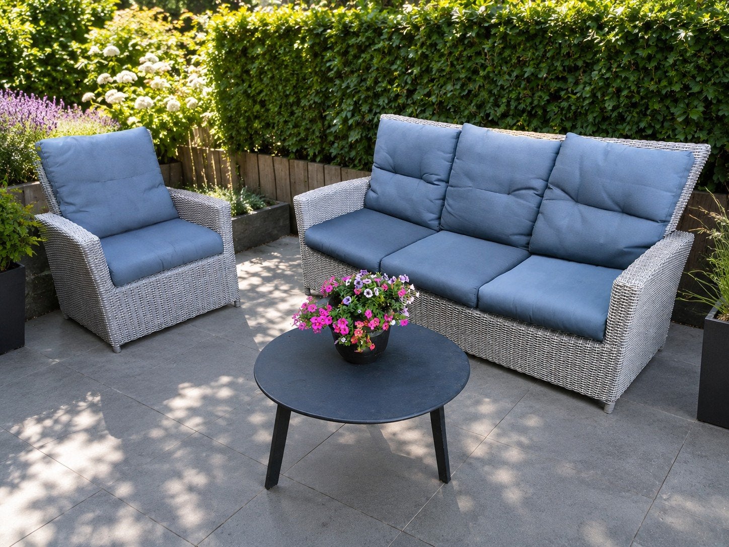 Tuinset,wicker loungeset balkon set, Ophalen