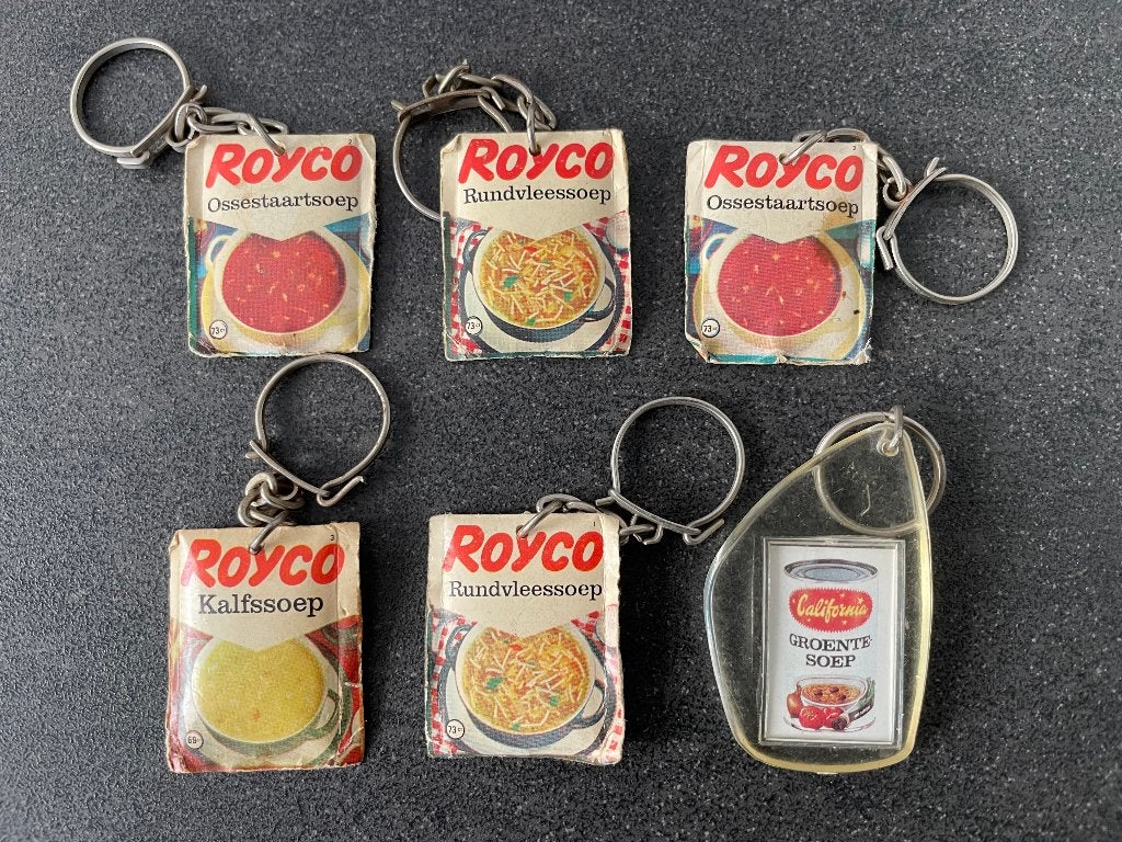 Royco en California soep sleutelhangers, Ophalen of Verzenden, Zo goed als nieuw, Merk