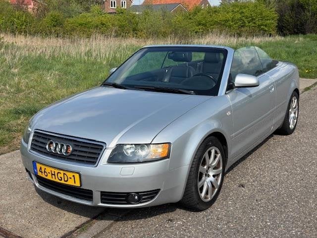 Audi A4 Cabriolet 1.8 Turbo Pro Line Automaat ECC Audio/CD E, Auto's, Audi, Gebruikt, Zwart, 4 cilinders, Cabriolet