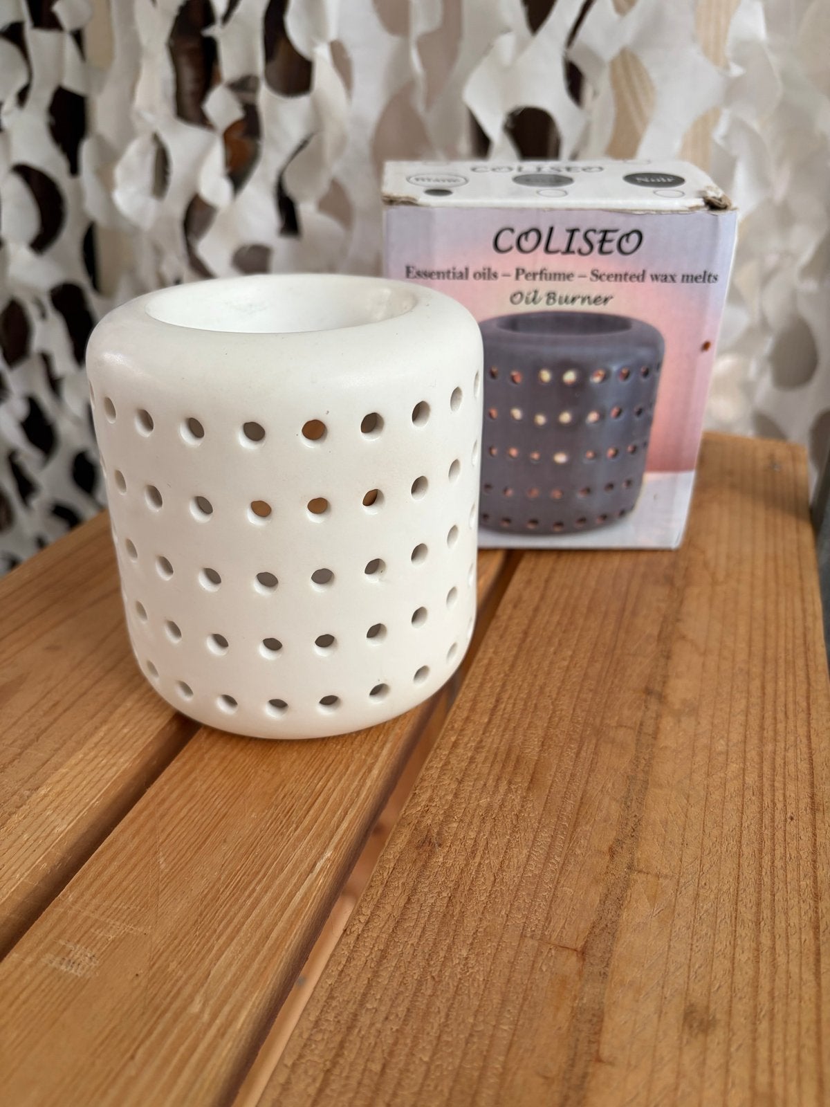 Coliseo Keramische aromabrander - Wit, Ophalen of Verzenden, Nieuw, Aroma