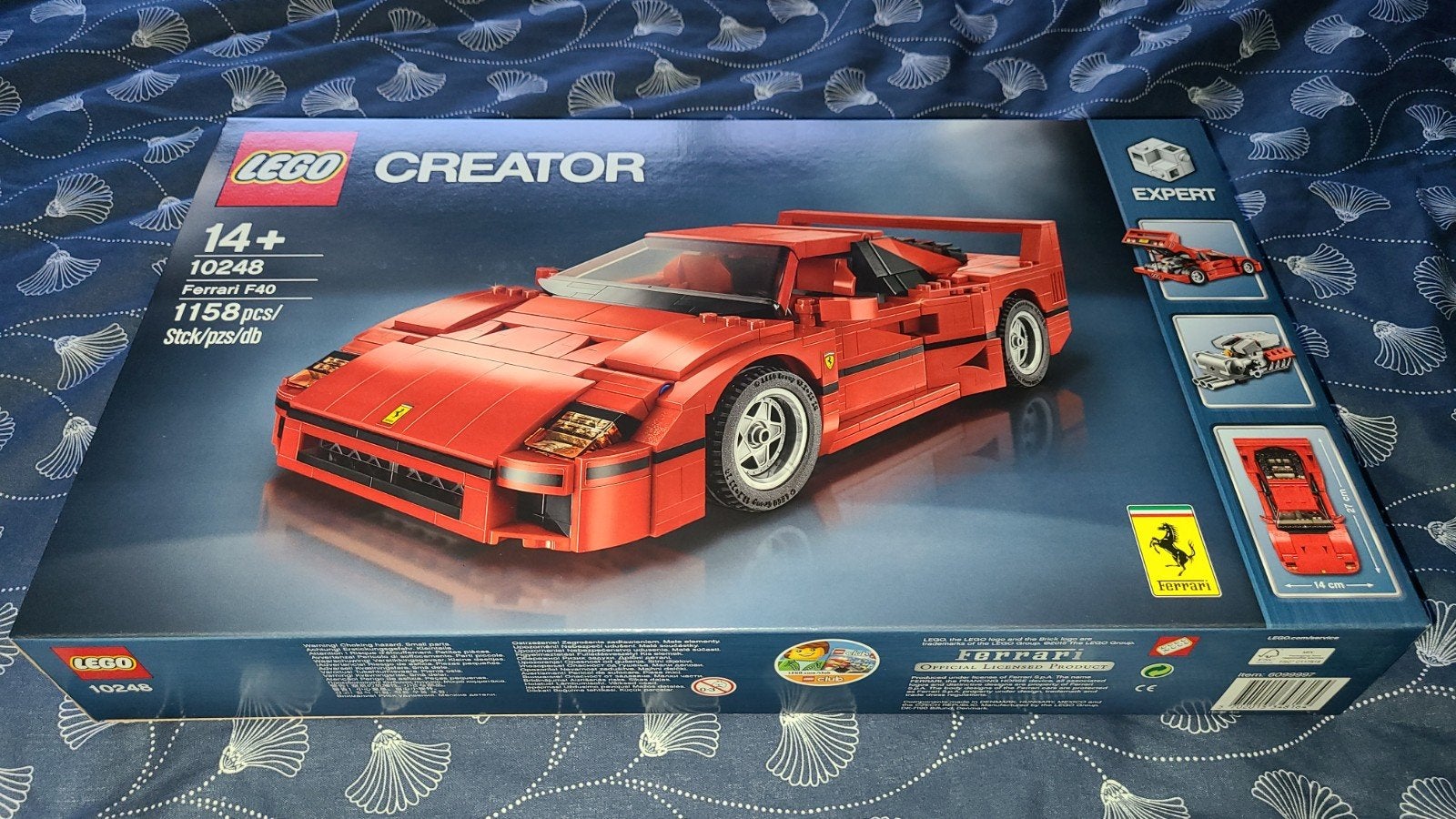 LEGO Creator Expert Ferrari F40 (10248) - Nieuw in doos, Ophalen of Verzenden, Nieuw