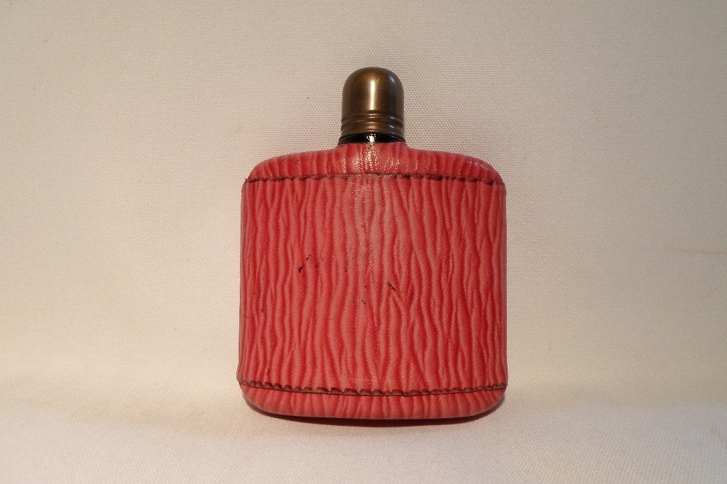 Zak Flacon Rood Leer, Ophalen of Verzenden