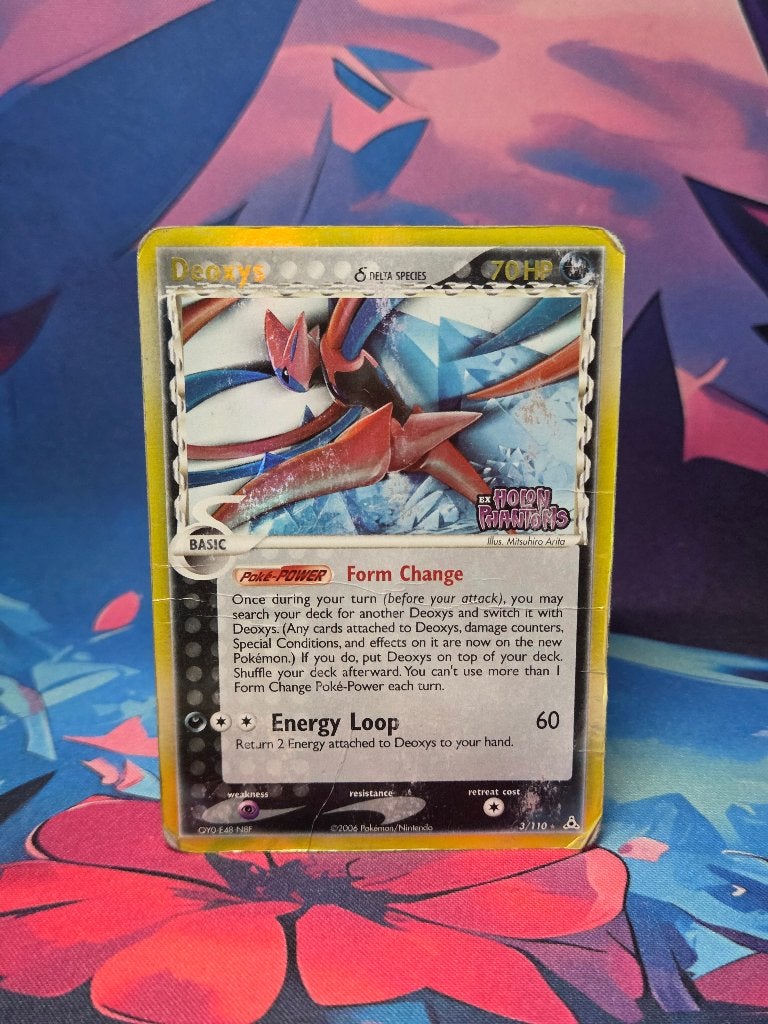 Pokémon Deoxys δ Delta Species 3/110 –  stamped, Ophalen of Verzenden, Zo goed als nieuw