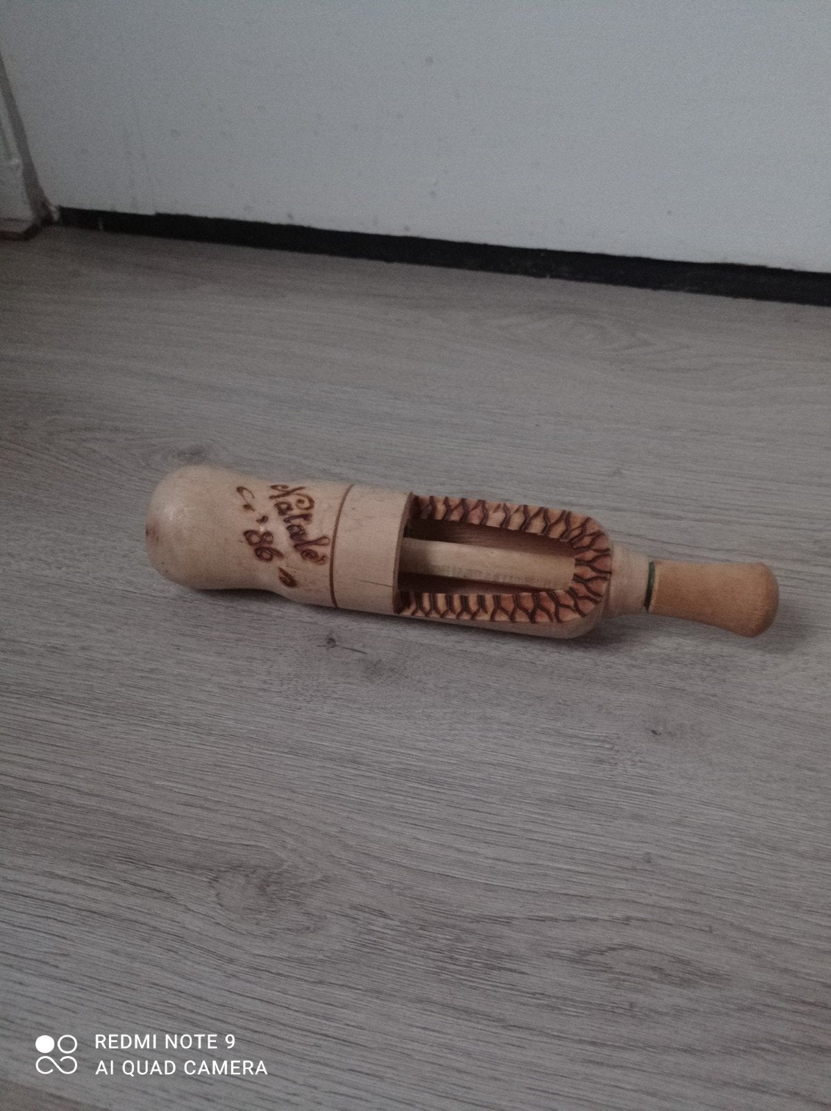 Vintage houten kurkpers voor wijn/bier bottelen, Ophalen of Verzenden
