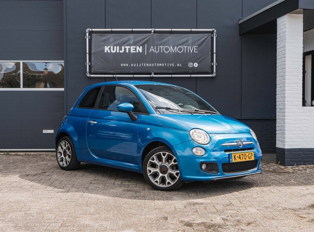 Fiat 500 0.9 TwinAir Turbo / Sport / Clima / Topstaat !, Auto's, Fiat, Voorwielaandrijving, Gebruikt, Leder en Stof, Parkeersensor