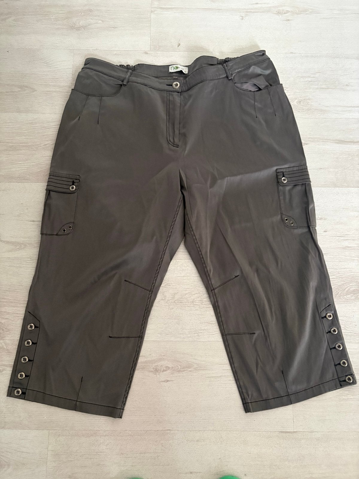 No Secret Driekwart Broek Maat 54 Grijs, Kleding | Dames, Ophalen of Verzenden, Nieuw, Grijs, Broek of Spijkerbroek