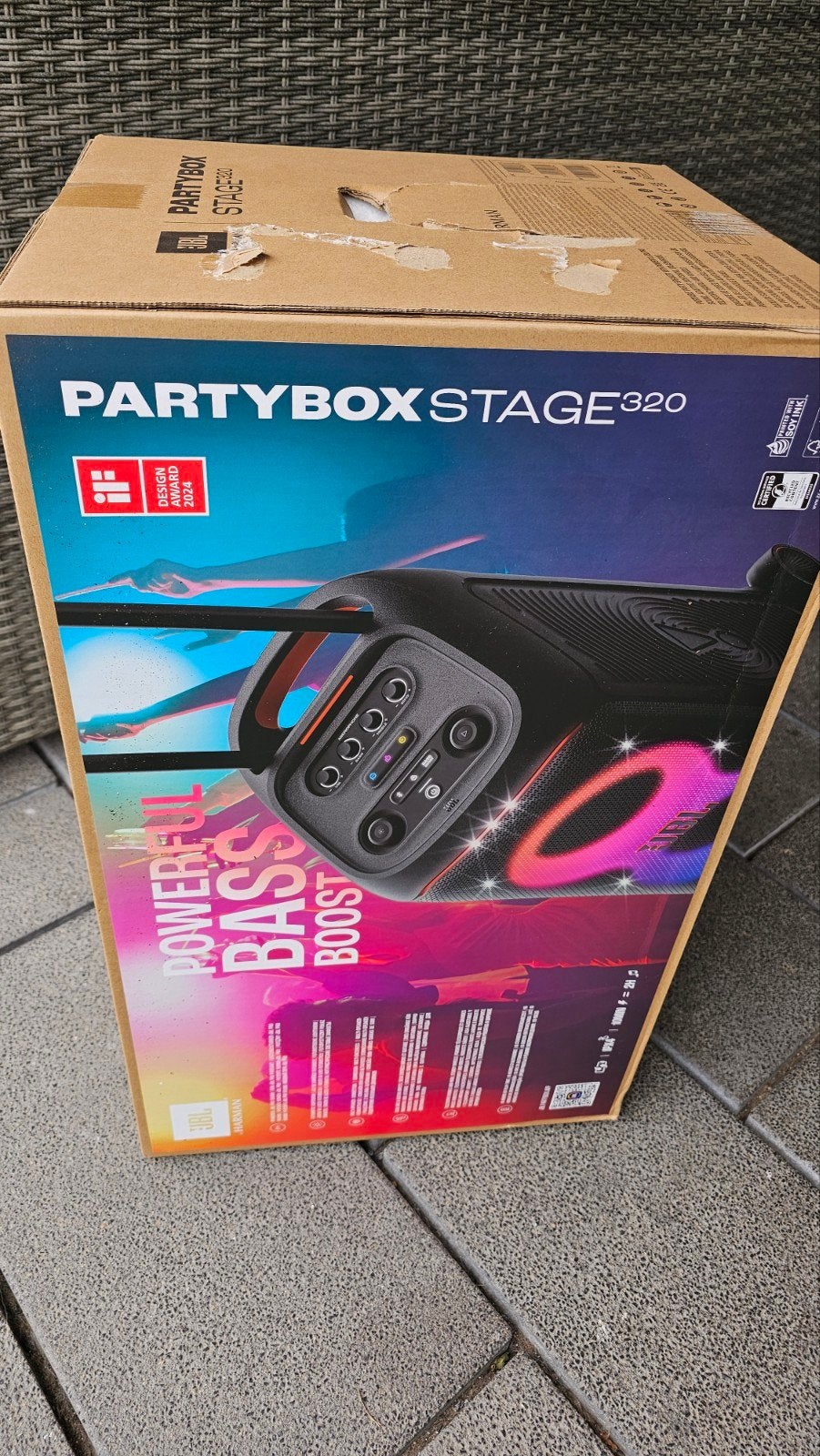 JBL PartyBox Stage 320 - Krachtige Party Speaker, JBL, Party speaker, Nieuw, Bluetooth