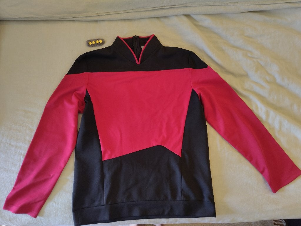 Star Trek Next Generation uniformtrui Picard, Maat 52/54 (L), Meerkleurig, Nieuw, Ophalen of Verzenden