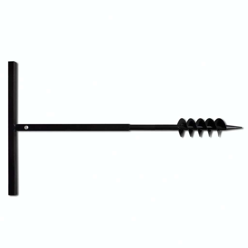 Grondboor schroefboor boor + handvat 80 mm GRATIS BEZORGD!, Grondboor, Verzenden, Nieuw, Nvt