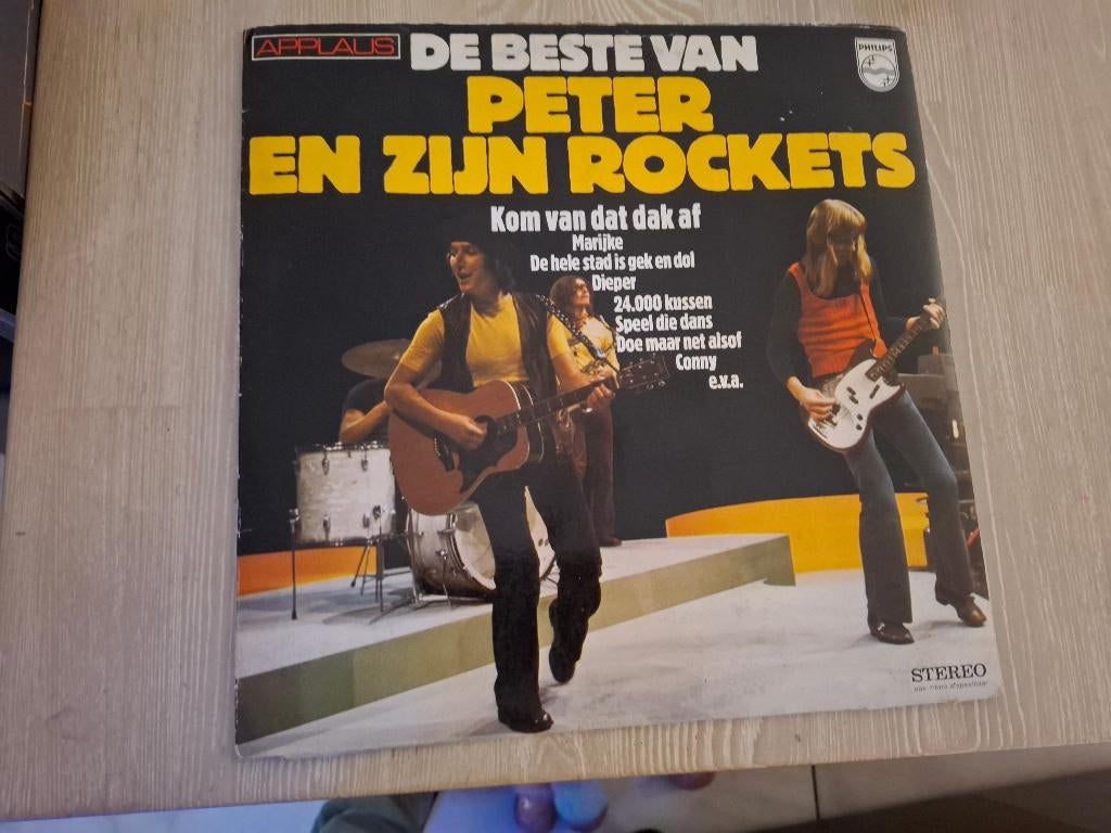 LP Peter En Zijn Rockets – De Beste Van Peter En Zijn Rocket, Cd's en Dvd's, Vinyl | Nederlandstalig, Gebruikt, Ophalen of Verzenden