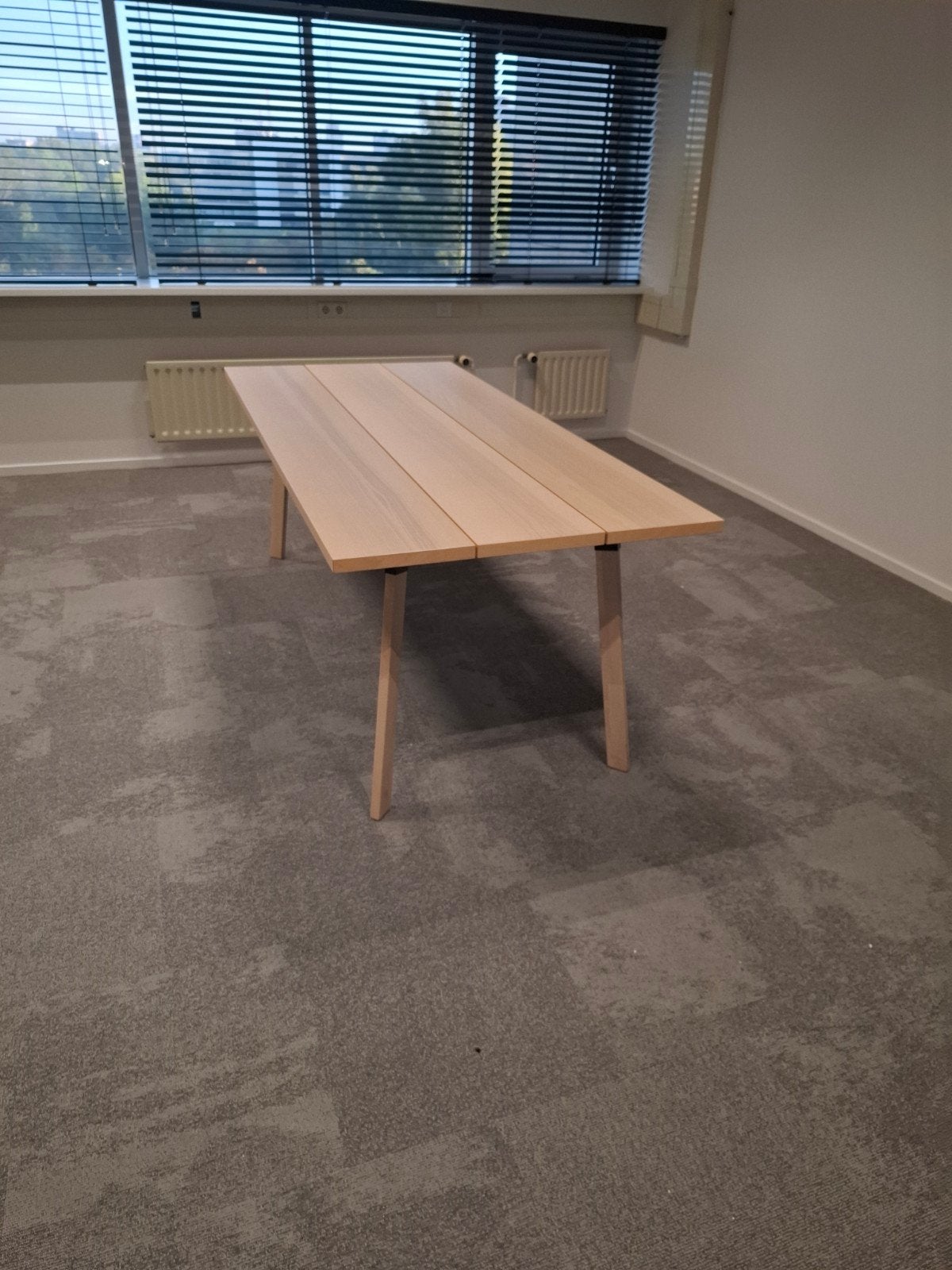 IKEA LISABO eettafel, essenfineer, 200x78 cm, Ophalen, Modern, Scandinavisch, 50 tot 100 cm, Zo goed als nieuw