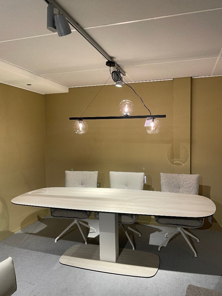Eetkamertafel, Ophalen, Modern/chique, 50 tot 100 cm, Glas