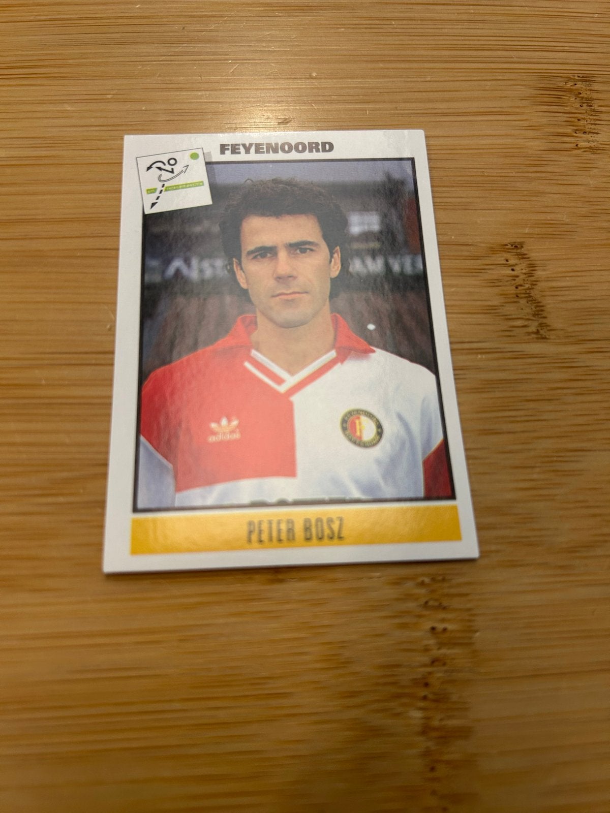 Feyenoord Peter Bosz Panini Voetbal '94, Ophalen of Verzenden, Zo goed als nieuw, Feyenoord, Poster, Plaatje of Sticker