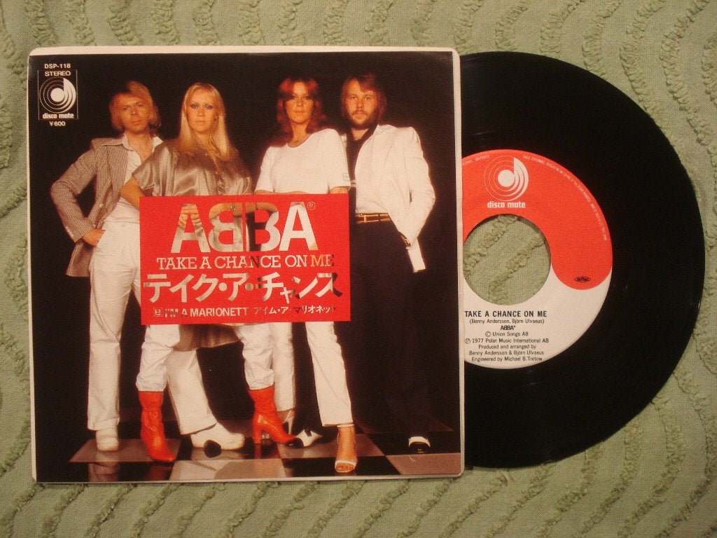 ABBA 7" Vinyl Single: ‘Take a chance on me’ (Japan), Cd's en Dvd's, Vinyl Singles, Ophalen of Verzenden, Zo goed als nieuw, 7 inch