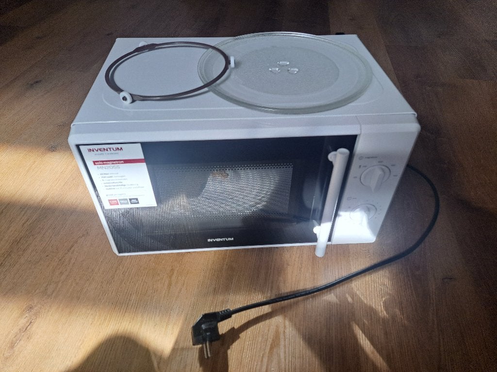 Inventum Magnetron met originele sticker, Witgoed en Apparatuur, Ophalen of Verzenden, Draaiplateau, Magnetron, Zo goed als nieuw